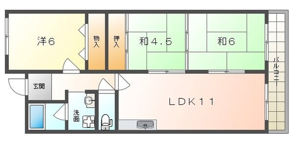 チェリーコートの物件間取画像